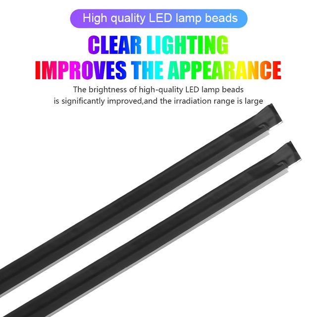 Autaux RGB Car Interior Ambient Lighting Kit – App + Remote