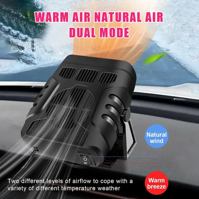 Autaux 12V Car Heater & Windshield Defroster – 2-in-1 Fast Warm Air
