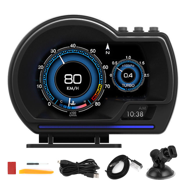 Autaux GPS Head-Up Display – Digital Speedometer Projector for Any Car