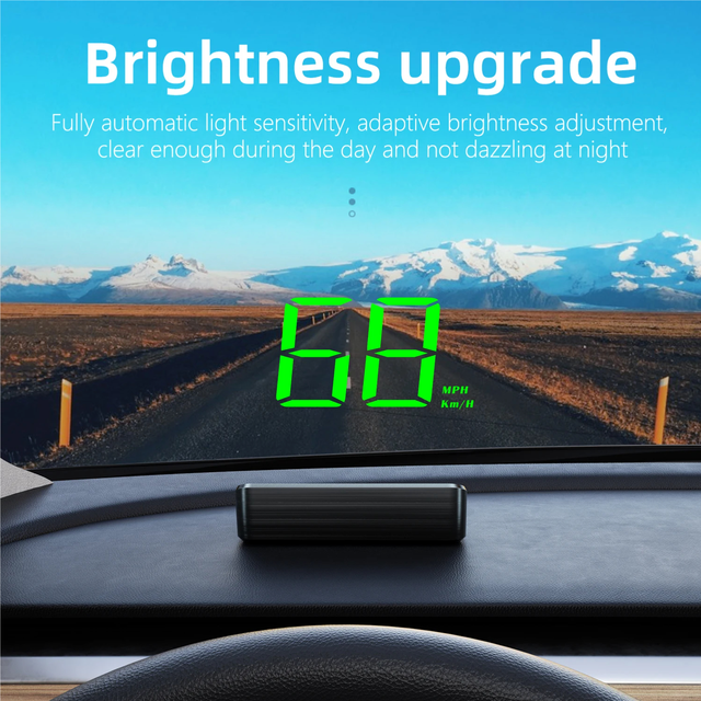 Autaux GPS Head-Up Display – Digital Speedometer Projector for Any Car